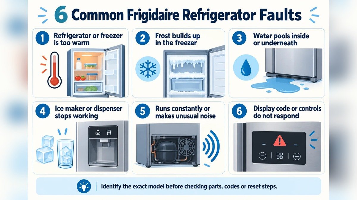 Frigidaire Refrigerator Problems: Common Faults and Resets